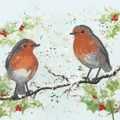 Bree Merry Diamond Art Card Kit - Christmas - Rupert & Ruth