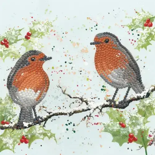 Bree Merry Diamond Art Card Kit - Christmas - Rupert & Ruth