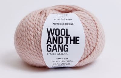 Cameo Rose - Wool and the Gang Alpachino Merino - 100g balls