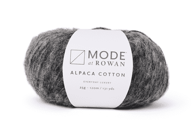 Charcoal Melange 012 - Mode at Rowan Alpaca Cotton - 25g balls