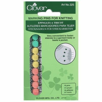 Clover Knitting Marking Pins (for pinning sleeves or basting a pocket)