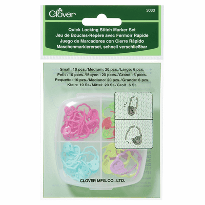 Clover Quick Locking Stitch Marker Set