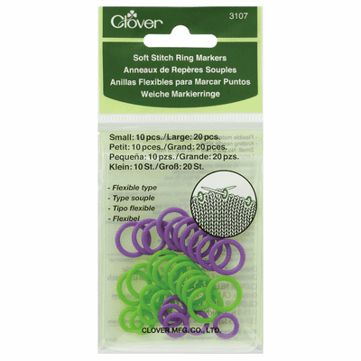 Clover Soft Stitch Ring Markers