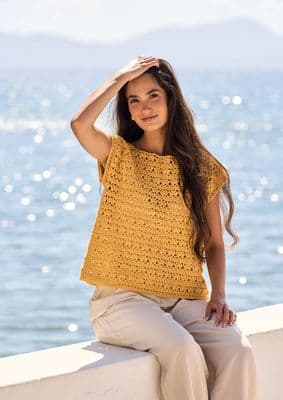 Coral - Mode at Rowan Pattern - Crochet Top