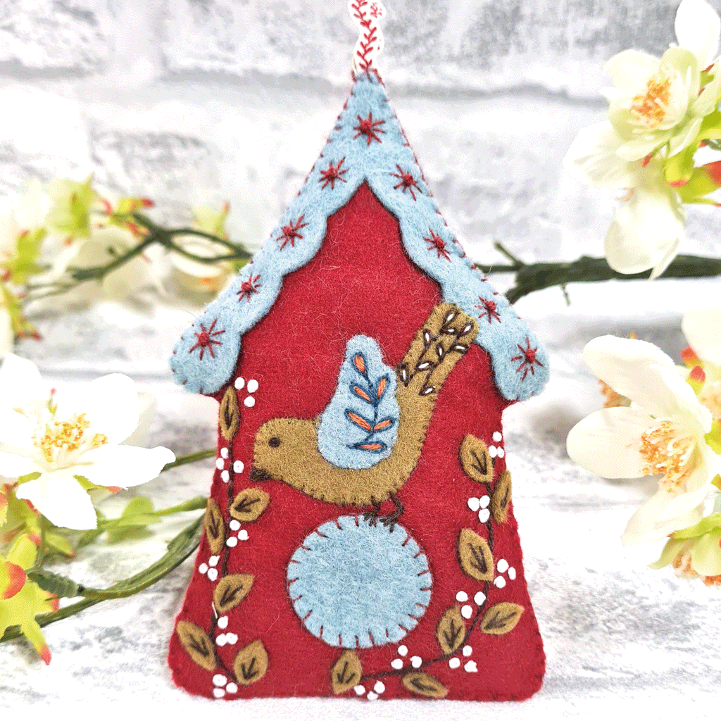 Corinne Lapierre Folk Birdhouse Felt Craft Mini Kit