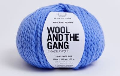 Cornflower Blue - Wool and the Gang Alpachino Merino - 100g balls