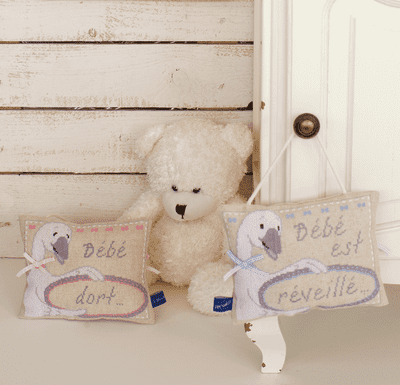 Counted Cross Stitch Kit: Sleeping/Awake Goose