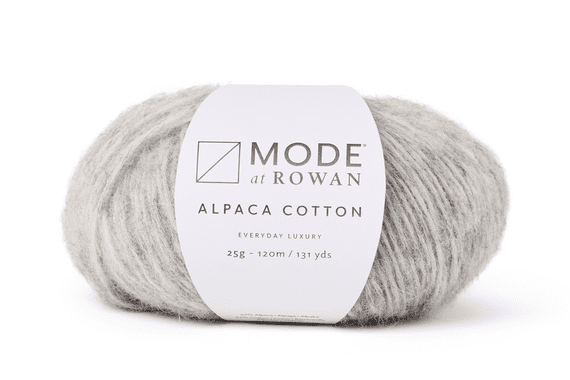 Feather Grey Melange 013 - Mode at Rowan Alpaca Cotton - 25g balls