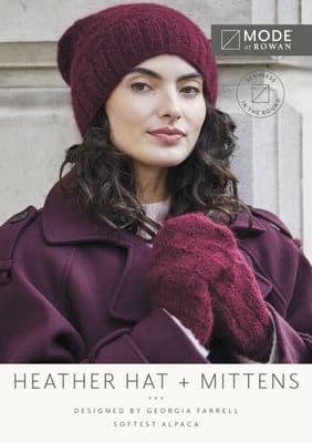 Heather Hat and Mittens Mode at Rowan Pattern