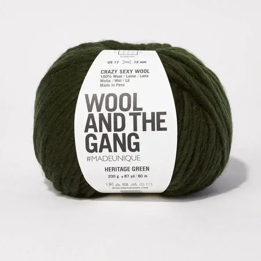 Heritage Green - Wool and the Gang Crazy Sexy Wool -200g