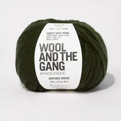 Heritage Green - Wool and the Gang Crazy Sexy Wool -200g