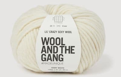 IVORY - LIL' CRAZY SEXY WOOL - 100g balls