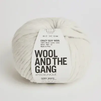 Ivory White - Wool and the Gang Crazy Sexy Wool -200g