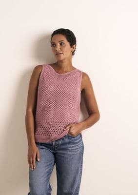 Katrine - Mode at Rowan Pattern - Sleeveless Top