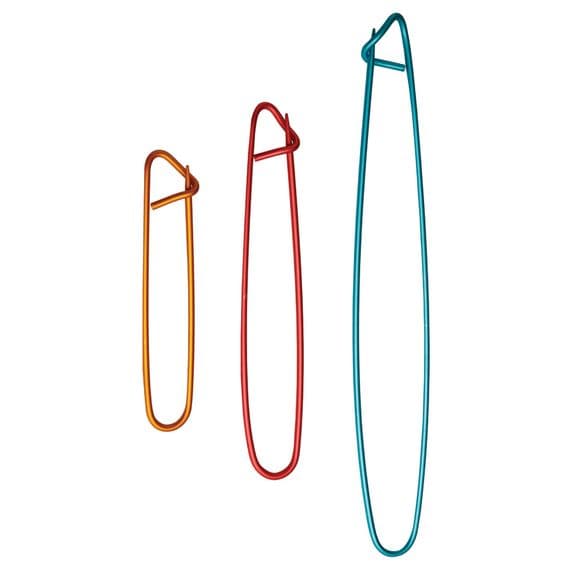 Knitpro Aluminium Stitch Holders: Set of 3