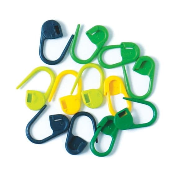 Knitpro Locking Stitch Markers: Plastic: 30 Pieces