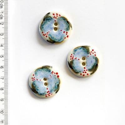 L419 Floral (set of 3)  - Incomparable Buttons