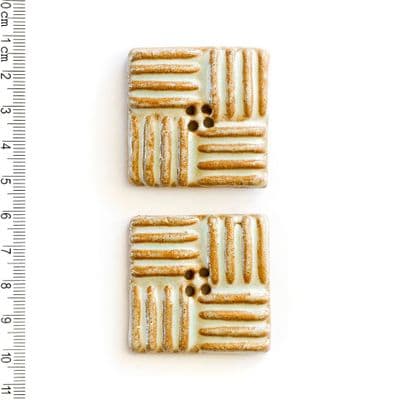 L470 Geometric Squares (set of 2) - Incomparable Buttons
