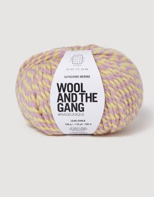 Lilac Chalk  - Wool and the Gang ALPACHINO MERINO TWIST  - 100g balls