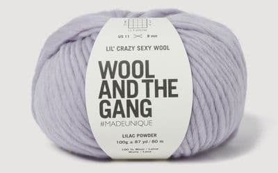 LILAC POWDER - LIL' CRAZY SEXY WOOL - 100g balls