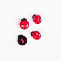 No.550 - DROPS Ladybird Button - 14mm
