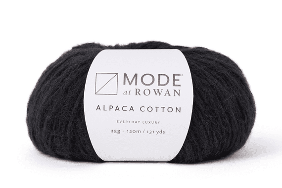 Noir 010 - Mode at Rowan Alpaca Cotton - 25g balls
