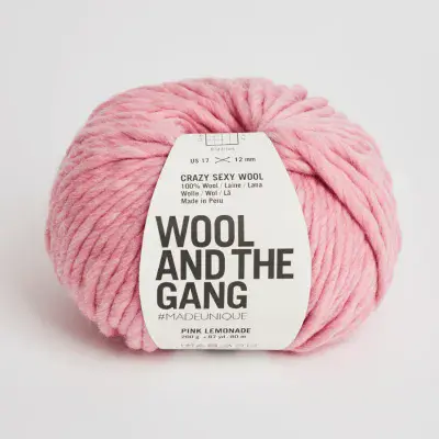 Pink Lemonade - Wool and the Gang Crazy Sexy Wool -200g