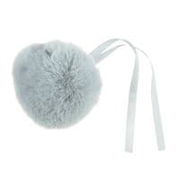 Pom Pom Faux Fur - Light Blue