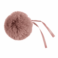 Pom Pom Faux Fur - Pink