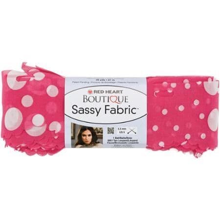 Red Heart Boutique Sassy Fabric Shade  09936 Pink Dot