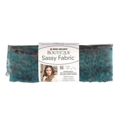 Red Heart Boutique Sassy Fabric Shade  09953 Teal Panther