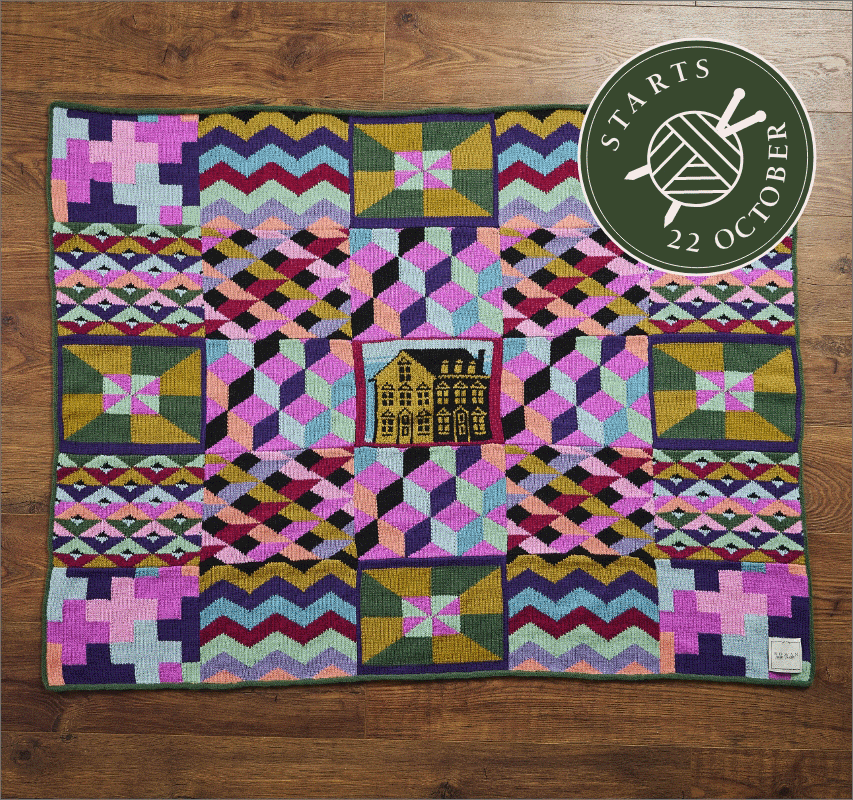 Rowan Signature Squares Blanket OFFICIAL KNIT ALONG BUNDLE by Kaffe Fassett