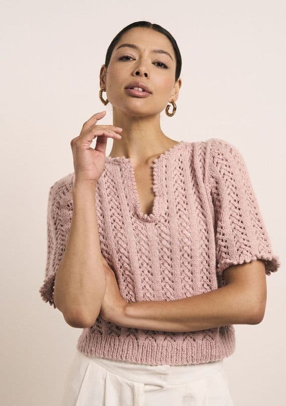 Saffi - Mode at Rowan Pattern - Lacy Top