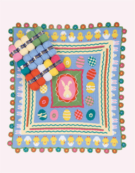 Sirdar Easter Egg Blanket Crochet Along (CAL) - Official Yarn Pack
