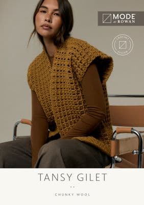 Tansy Gilet - Mode at Rowan Pattern