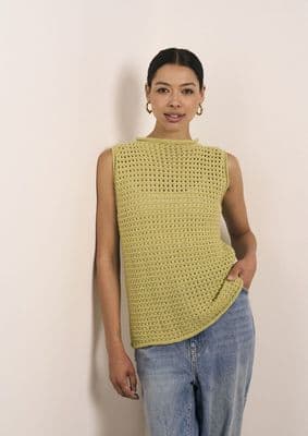 Wilhelmine - Mode at Rowan Pattern - Sleeveless Top