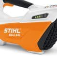 Stihl BGA 30 Cordless Leaf Blower charger and 2 batteries