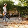Stihl BGA 30 Cordless Leaf Blower charger and 2 batteries