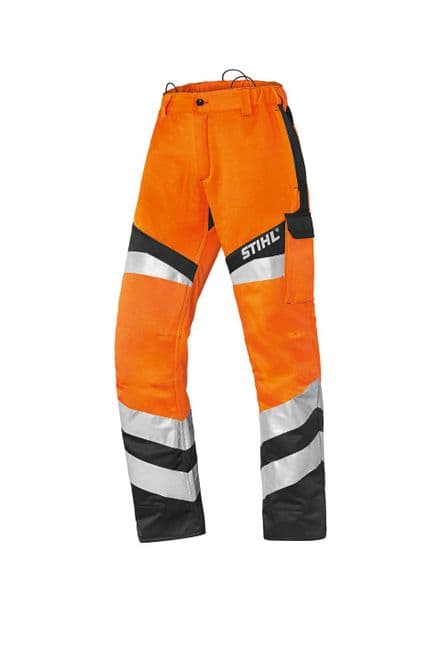Stihl FS Protect High-Visibility Brushcutter Trousers - Large - Waist 41