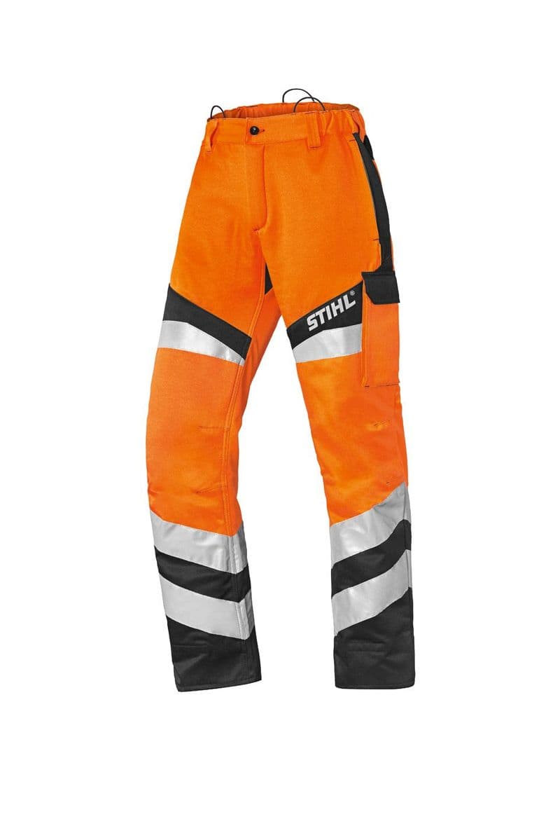 Stihl FS Protect High-Visibility Brushcutter Trousers - Large - Waist 41