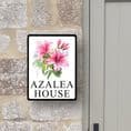 Azalea house sign or wall plaque