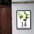 Blackberry house sign or bramble cottage sign