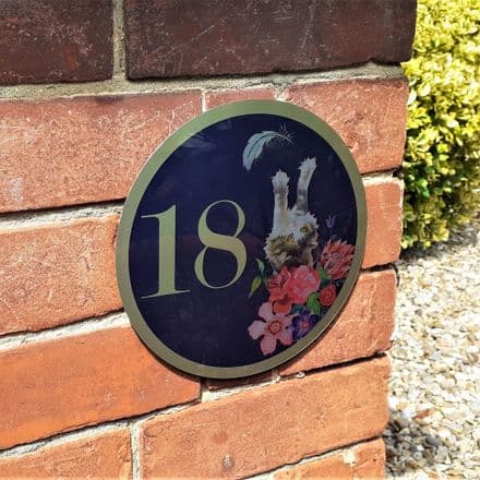 Cat house sign or wall plaque