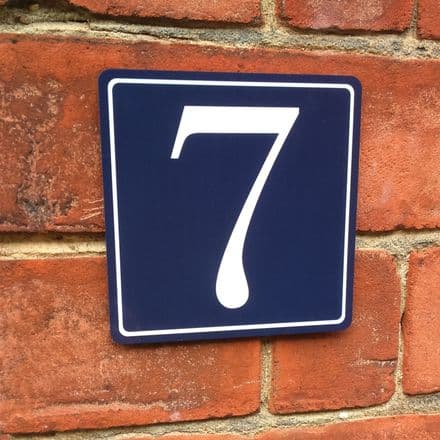 Classic colours house sign or wall plaque