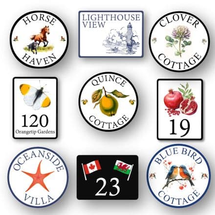 Custom house signs 1