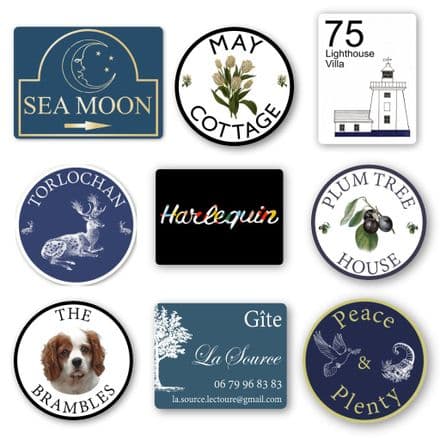 Custom house signs 3