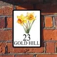 Daffodils house sign or wall plaque