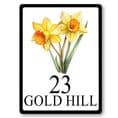 Daffodils house sign or wall plaque