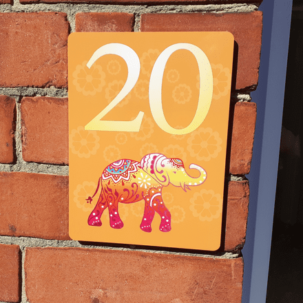 Elephant house sign or wall plaque