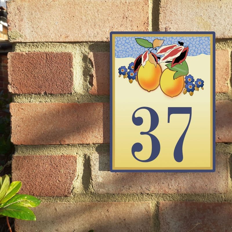 Lemons house sign or kitchen wall plaque